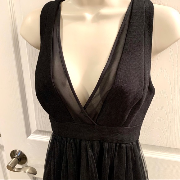 BCBGeneration Black Tulle Maxi Dress - Picture 6 of 8